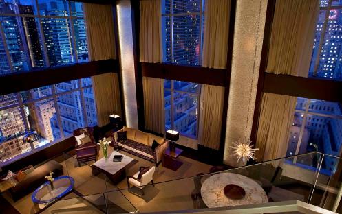Intercontinental New York - duplex penthouse view